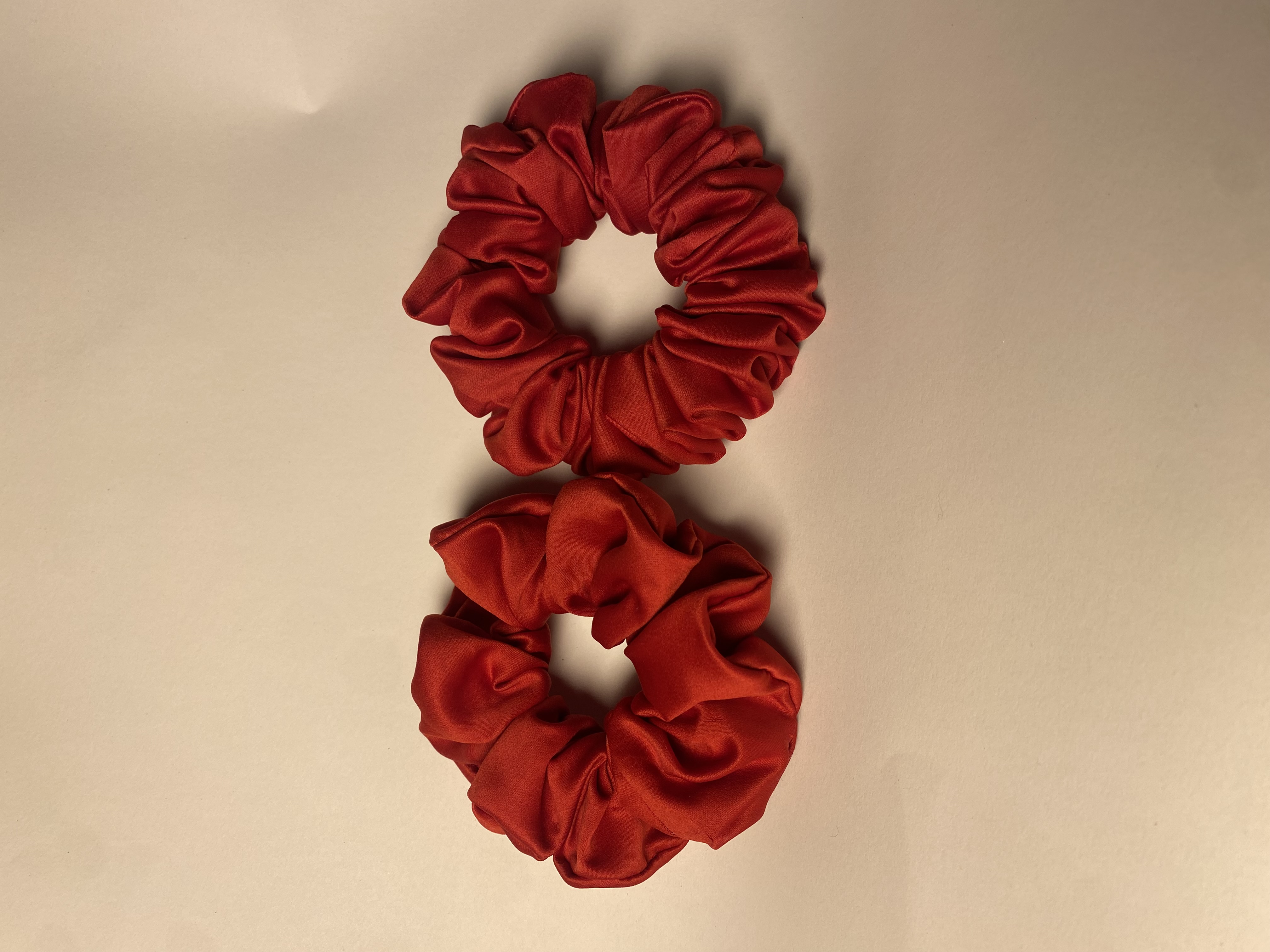 Satin hair scrunchy